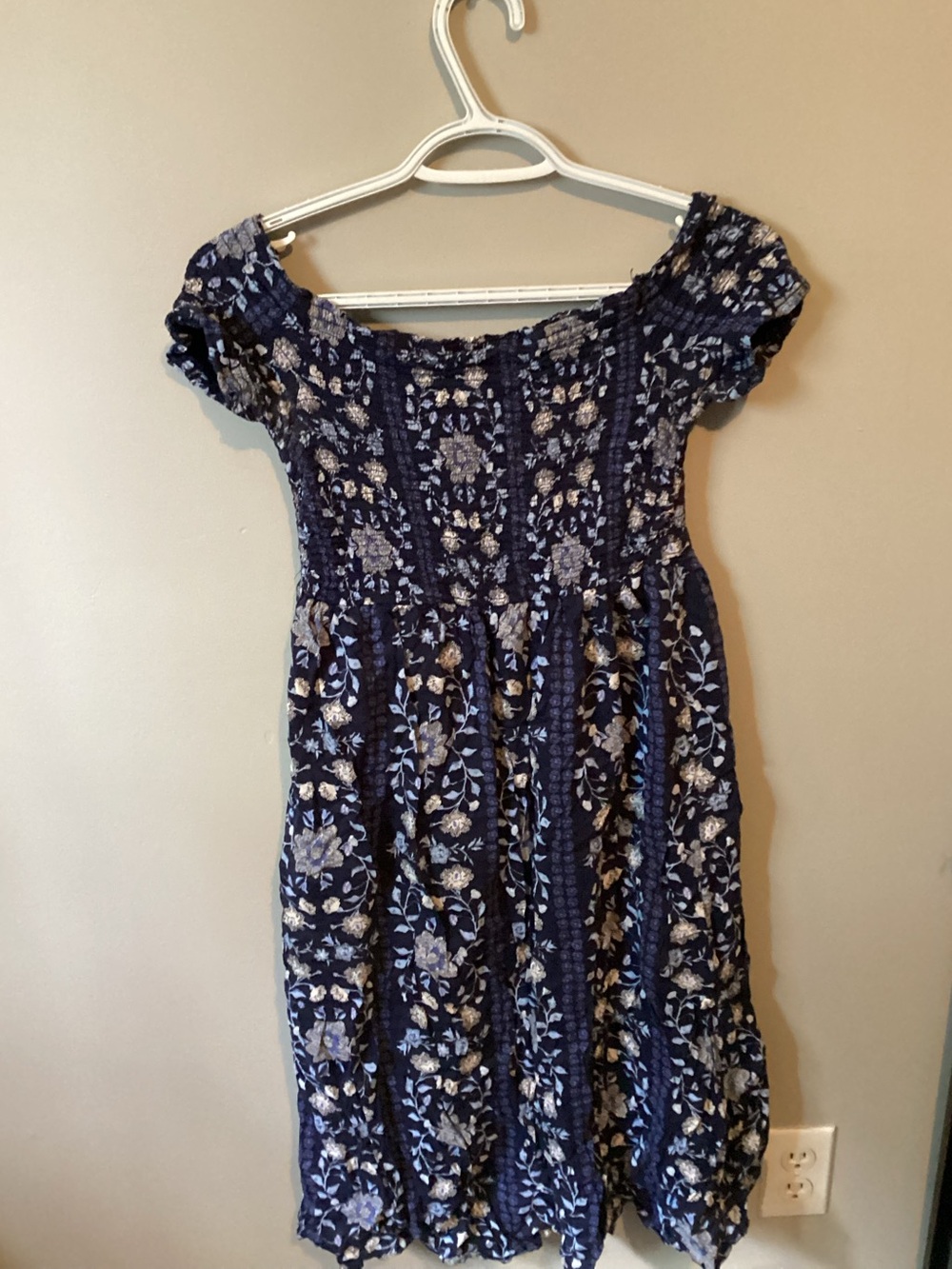 Old Navy Off Shoulder Floral Dress